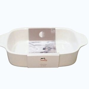 Staub .63QT Rectangular Ceramic Baking Dish- White